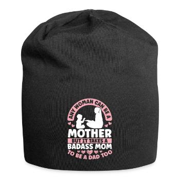 Chaque femme peut être mère - Bonnet en jersey - noir - Devant