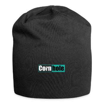 Cornhole Game Leisure Hobby - Jersey Beanie - black - Front