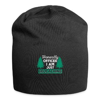 Ehrlich gesagt Officer Ich bin nur Geocaching Lust - Jersey-Beanie - Schwarz - Vorne