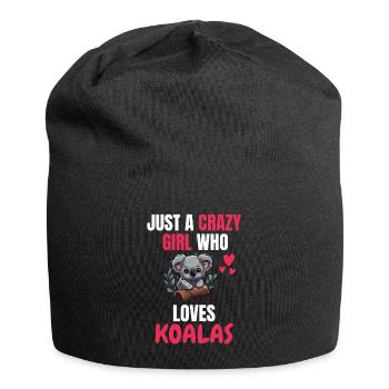 Crazy Girl Australie Animal Gift Koala - Bonnet en jersey - noir - Devant