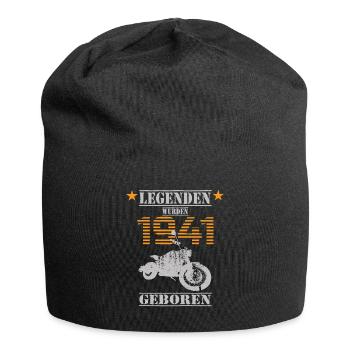 Motorrad Geburtstag Legenden wurden 1941 Geboren - Jersey-Beanie - Schwarz - Vorne