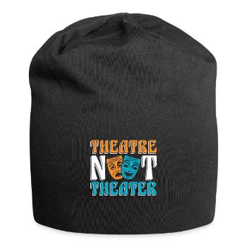 Musical Theatre Not Theater Loves Broadway Musical - Jersey-Beanie - Schwarz - Vorne