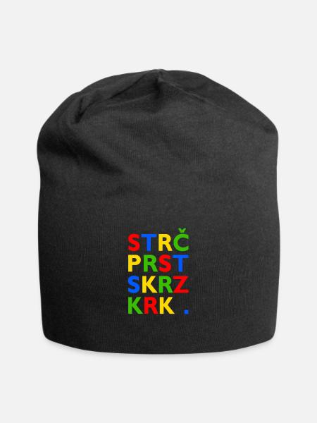Strč Prst Skrz Krk - Virelangue tchèque - Bonnet en jersey - noir