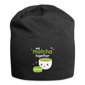 We Matcha Together Liebe Japan - Jersey-Beanie - Schwarz - Vorne