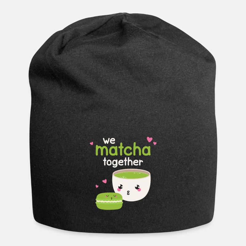 We Matcha Together Love Japan - Jersey Beanie - black
