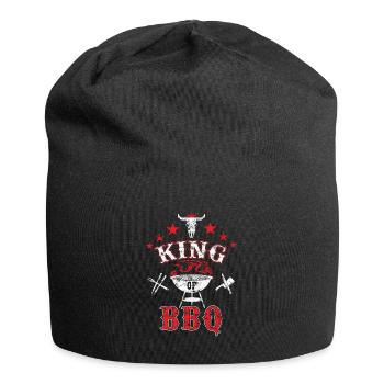 Roi du barbecue - Bonnet en jersey - noir - Devant