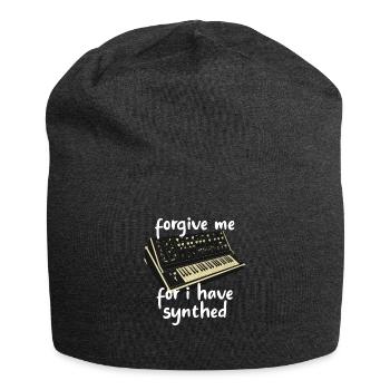 Pardonne-moi père car j’ai un clavier synthétisé - Bonnet en jersey - charbon - Devant