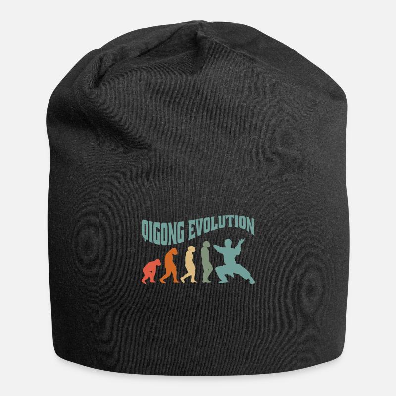 Qi-Gong Chigong Méditation Thaï-Chi Evolution - Bonnet en jersey - noir