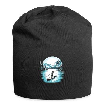 SUP Stand Up Paddle paddleboarding Stehpaddler SUP - Jersey-Beanie - Schwarz - Vorne