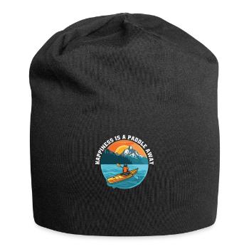 KAYAKS CANOE RAFTING BOAT Kayaking Happiness-paddle - Jersey Beanie - black - Front