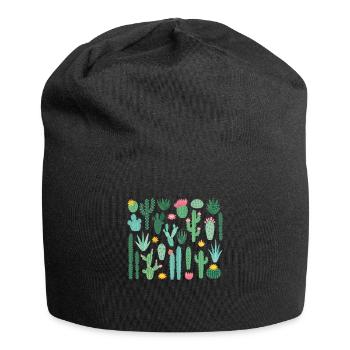 Cactus Gardener Cactus Plant - Jersey Beanie - black - Front