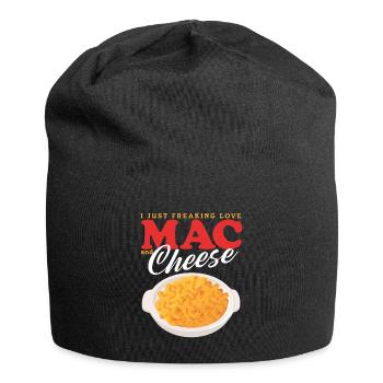 Macaroni With Cheese Mac And Cheese Gift - Jersey Beanie - black - Front