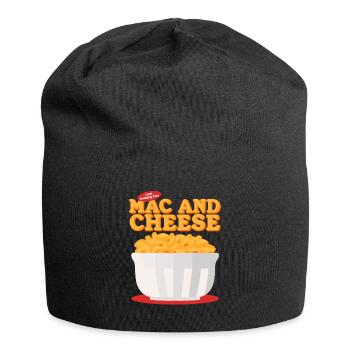 Macaroni and Cheese | Mac And Cheese Gift - Jersey Beanie - black - Front
