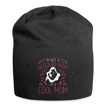 Ich Bin Keine Normale Mutter - Jersey-Beanie - Schwarz - Vorne