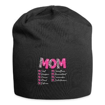 Mom jobs - Jersey Beanie - black - Front