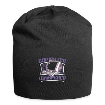 Computer Whisperer Admin IT Operations Administrator - Jersey Beanie - black - Front