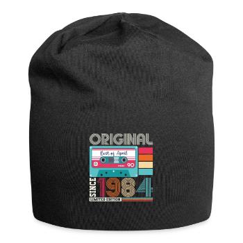 39e anniversaire homme April Born 1984 Cassette - Bonnet en jersey - noir - Devant