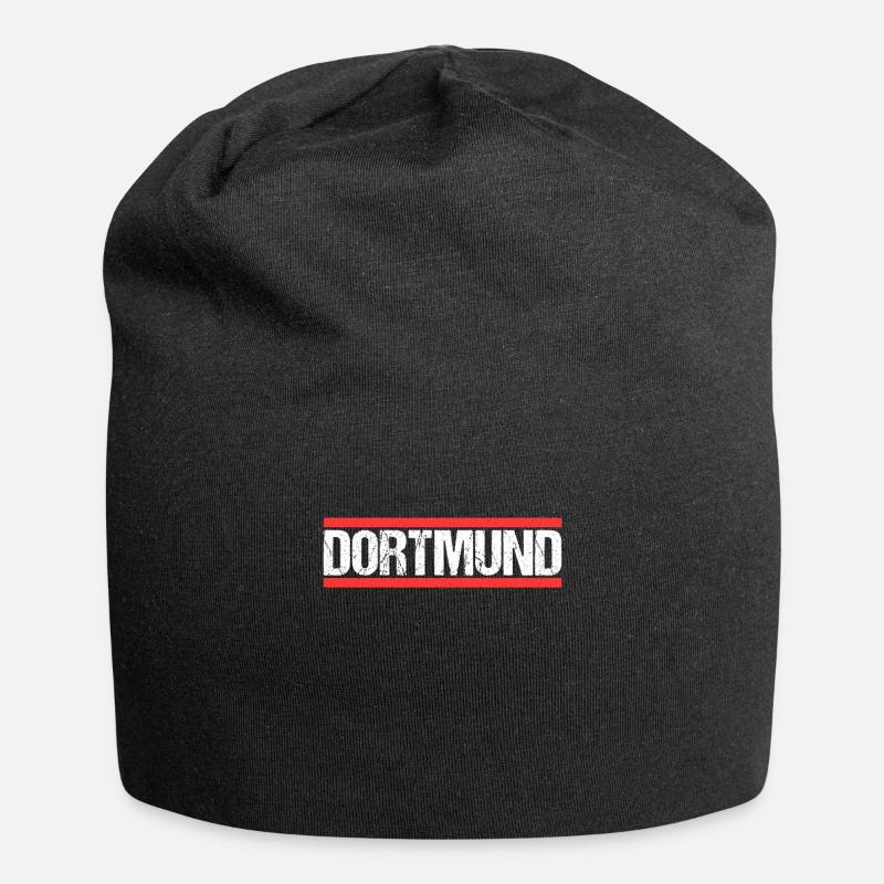 Dortmunderin Dortmunder Dortmund - Jersey-Beanie - Schwarz