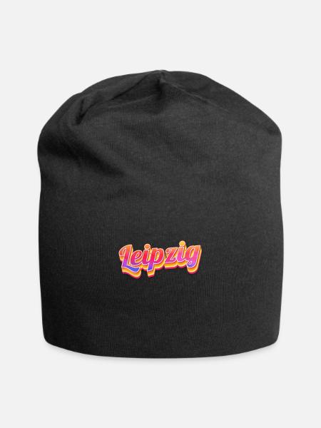 Leipzigerin Leipziger Leipzig - Jersey-Beanie - Schwarz