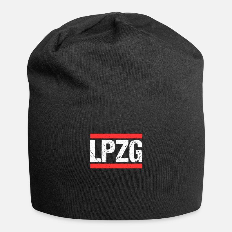 Leipzigerin Leipziger Leipzig - Jersey-Beanie - Schwarz