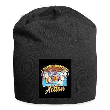 Ligts Camera Action - Jersey-Beanie - Schwarz - Vorne
