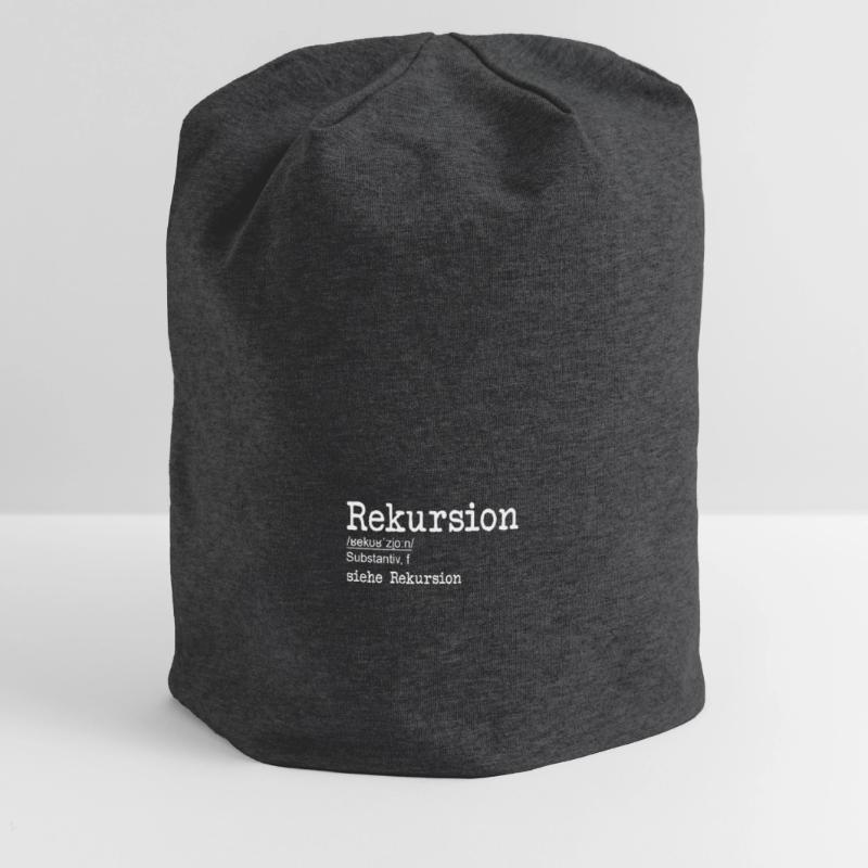 Rekursion Definition Softwareentwickler Coder Jersey-Beanie