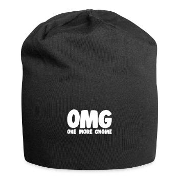 OMG Un autre Gnome Loverleaf Yard Gnome de jardin - Bonnet en jersey - noir - Devant