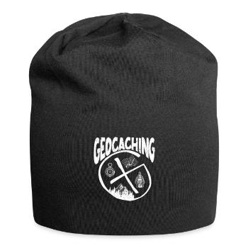 Expérience de camping Geocaching Geocaching - Bonnet en jersey - noir - Devant