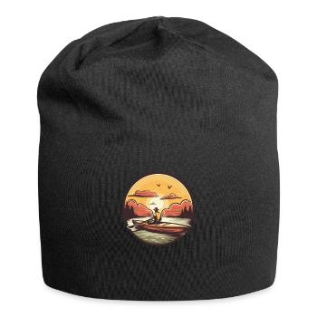 KAYAKS KANU Kayaking Canadier-Canoe Kajak - Jersey-Beanie - Schwarz - Vorne