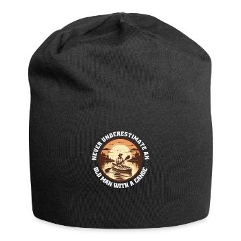 KANU Kayaking Canadier-Canoe Kajak Old-Man - Jersey-Beanie - Schwarz - Vorne