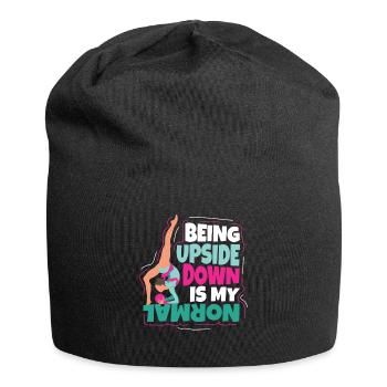 Being Upside Down Gymnastics Gymnastics - Jersey Beanie - black - Front