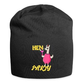 Enterrement de vie de jeune fille JGA Mariage féminin - Bonnet en jersey - noir - Devant