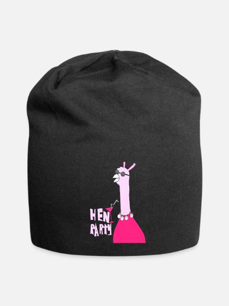 JGA Party Lustig Hochzeit - Jersey-Beanie - Schwarz