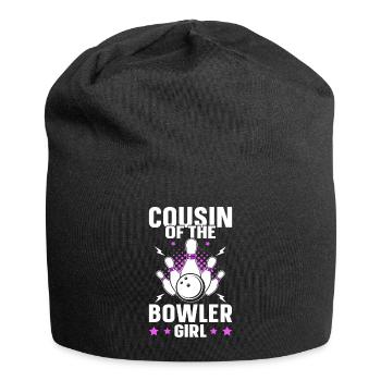Cousin de la Bowler Girl - Bonnet en jersey - noir - Devant