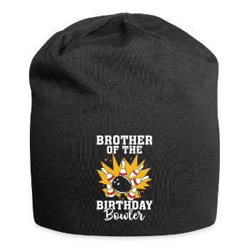Brother of the Birthday Bowler - Jersey-Beanie - Schwarz - Vorne