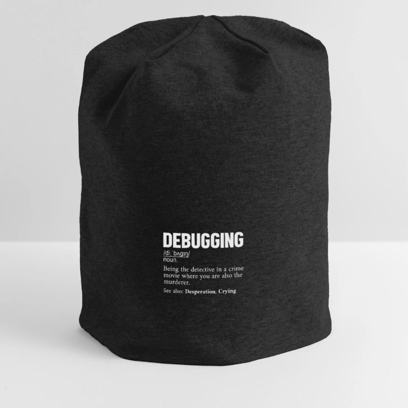 Debugging Definition Developer Coder Programmer Jersey Beanie