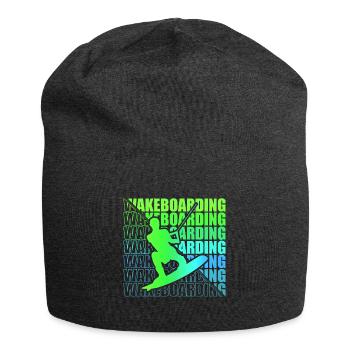Wakeboard Wakeboarder Wakeboarding Freestyle DNA - Bonnet en jersey - charbon - Devant