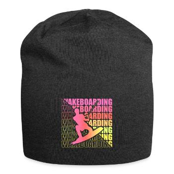 Wakeboard Wakeboarder Wakeboarding Freestyle DNA - Jersey-Beanie - Anthrazit - Vorne