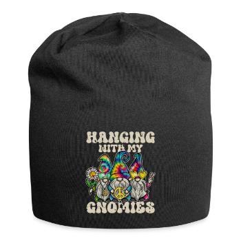Hippie Gnomes Peace Tie Dye - Jersey-Beanie - Schwarz - Vorne