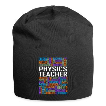 Physics Teacher Words - Jersey Beanie - black - Front