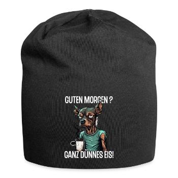 Arbeit Lustig Spruch Geschenk Tasse Kollege Arbeit - Jersey-Beanie - Schwarz - Vorne