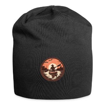 Kanu Canadier-Canoe Kajak Paddle-Canoe - Jersey-Beanie - Schwarz - Vorne