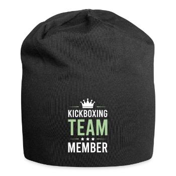 Équipe de kickboxing - Bonnet en jersey - noir - Devant