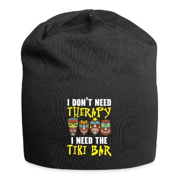 Je n’ai pas besoin de thérapie, j’ai besoin du Tiki-B - Bonnet en jersey - noir - Devant