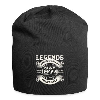 49e anniversaire Homme May né en 1974 Légendaire - Bonnet en jersey - noir - Devant