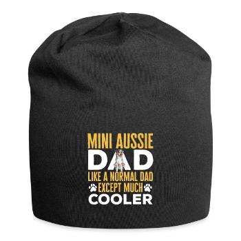 Miniature Australian Shepherd - Jersey-Beanie - Schwarz - Vorne