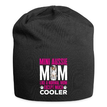 Berger australien miniature - Bonnet en jersey - noir - Devant