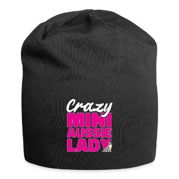 Berger australien miniature - Bonnet en jersey - noir - Devant