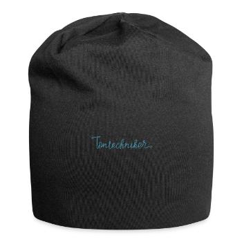 Tontechniker Toningenieur Tonmeister Audio Mixer - Jersey-Beanie - Schwarz - Vorne