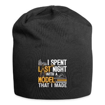 Architecture I Spent The Night With Architectural - Jersey Beanie - black - Front